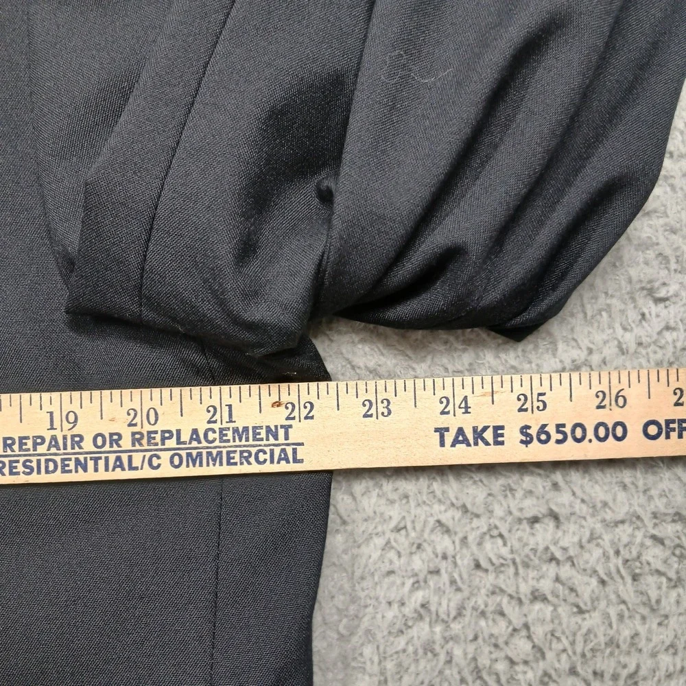 Brooks Brothers Brooksease Wool Blazer Men's 44L Navy 3 Button Classic Fit‎